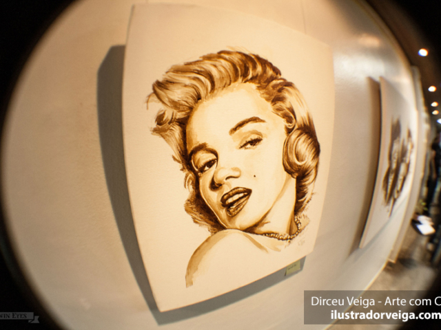 exposição de arte com café Dirceu Veiga