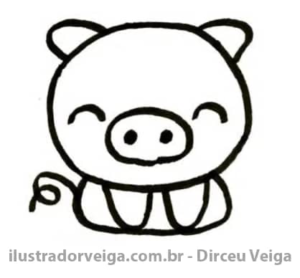 Como Desenhar um Porquinho - Desenhos para Desenhar