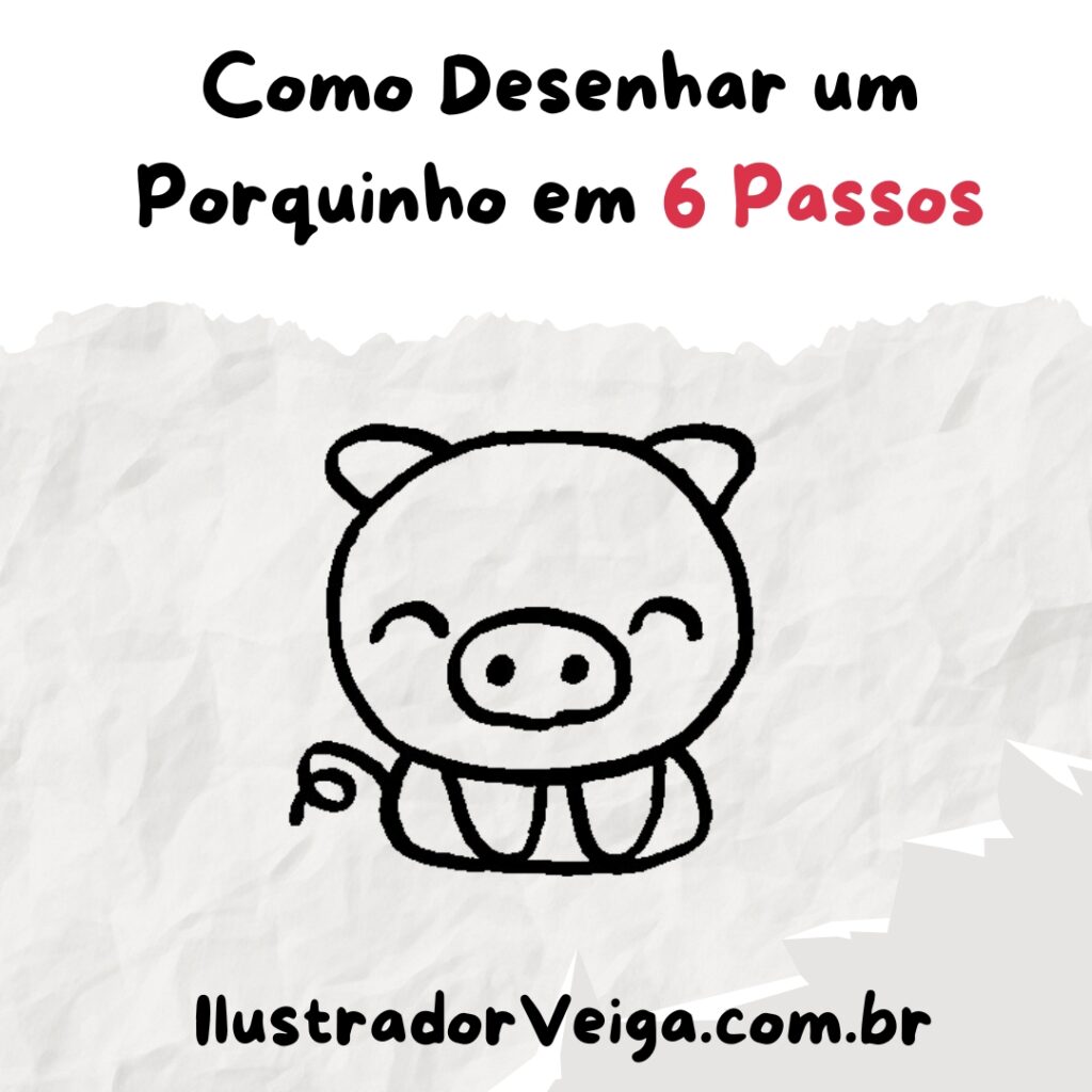 Como Desenhar um Porquinho – Desenhos para Desenhar