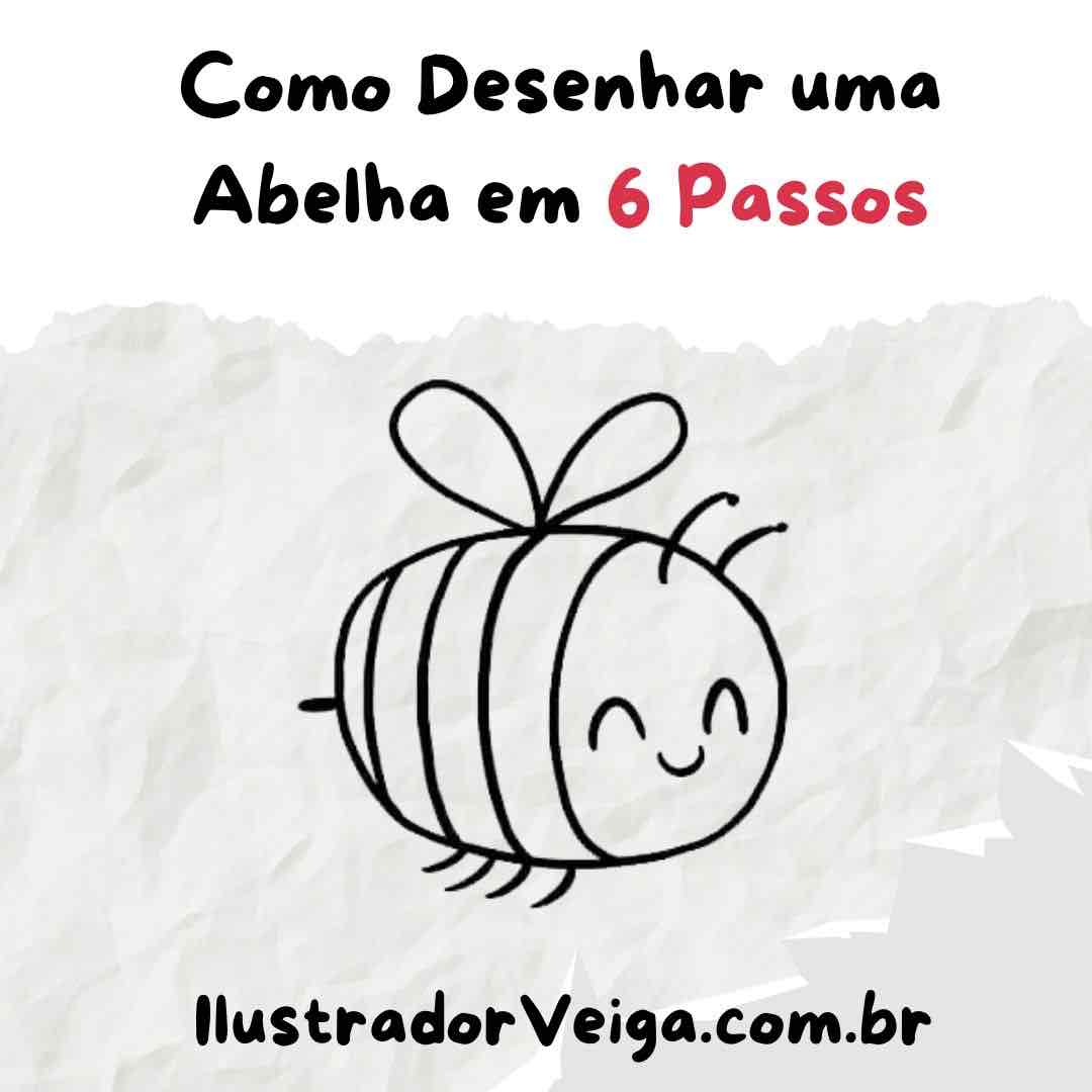 Como Desenhar uma Abelha - Desenhos para Desenhar