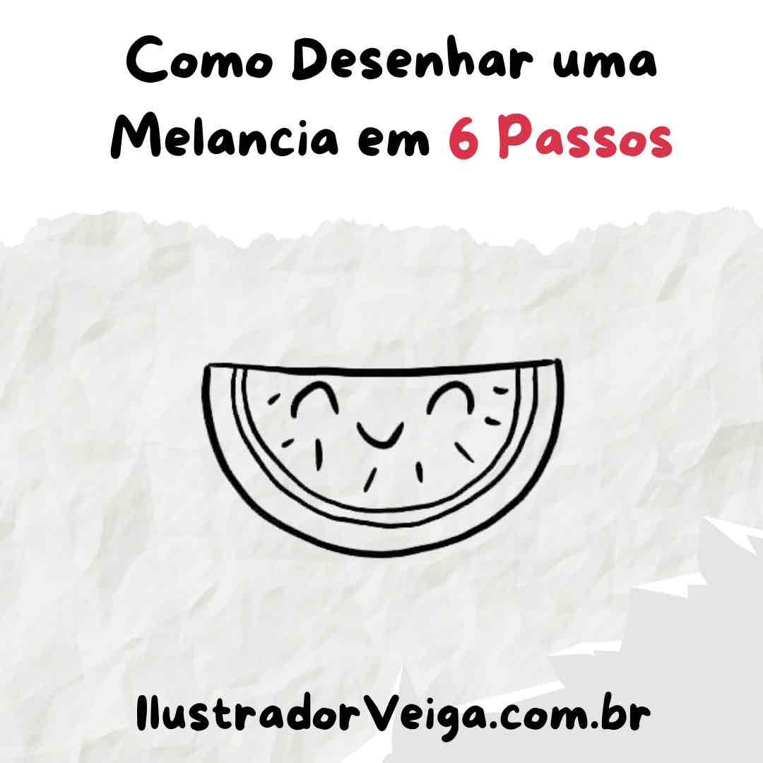 Como Desenhar uma Melancia - Desenhos para Desenhar