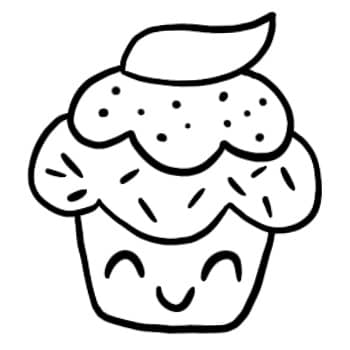 Como Desenhar um Cupcake - Desenhos para Desenhar 6