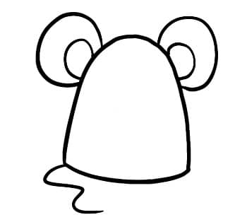 como desenhar um ratinho - tutorial de desenho