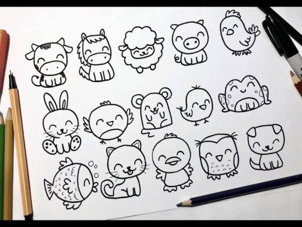 15 Ideias de Desenhos Fáceis para Desenhar - Ilustrador Veiga