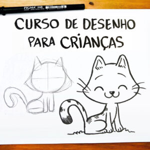 Curso de Desenho para Crianças em Estilo Infantil