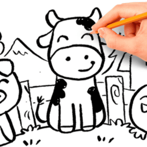 Curso de Desenho para Crianças - Desenhos Fáceis e Fofos