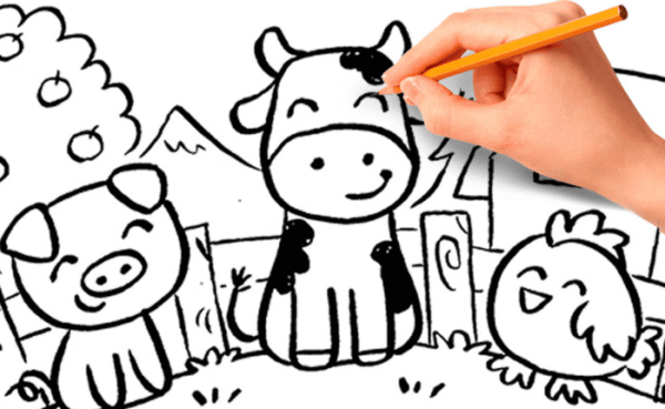 Curso de Desenho para Crianças - Desenhos Fáceis e Fofos