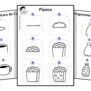 Ebook: Como Desenhar Fácil para Crianças - Comidinhas
