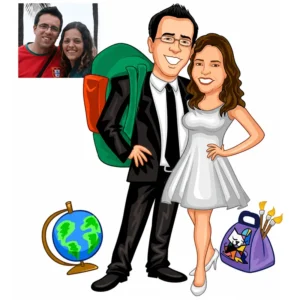 Caricaturas de Noivos
