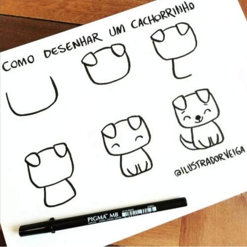 Desenho de Cachorro para Desenhar