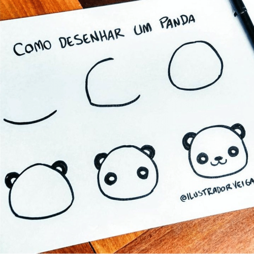 Desenho de Panda para Desenhar